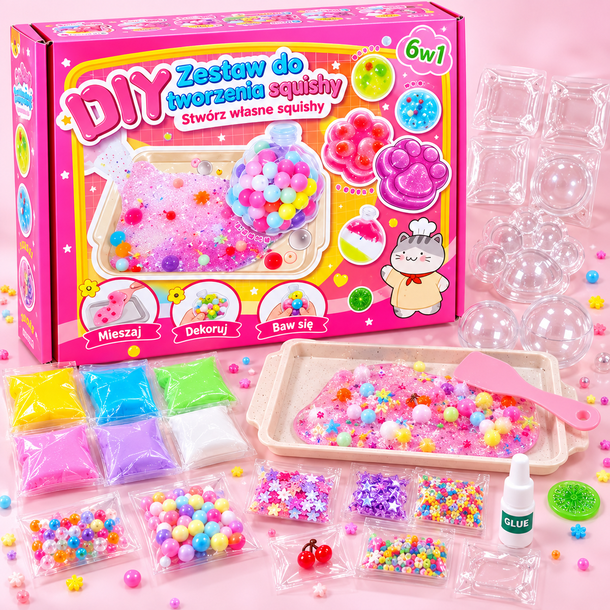 Klämis Pysselbox för att göra egna squishies